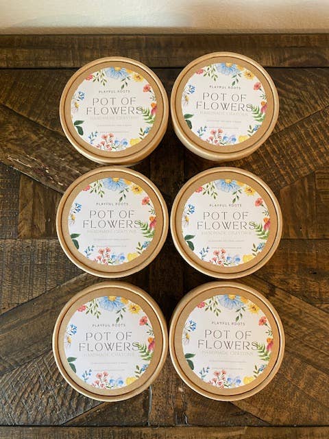 Playful Roots - Wholesale Crayons - Kids & Baby - Flower Crayons - Handmade Kids Gift and Party Favor1