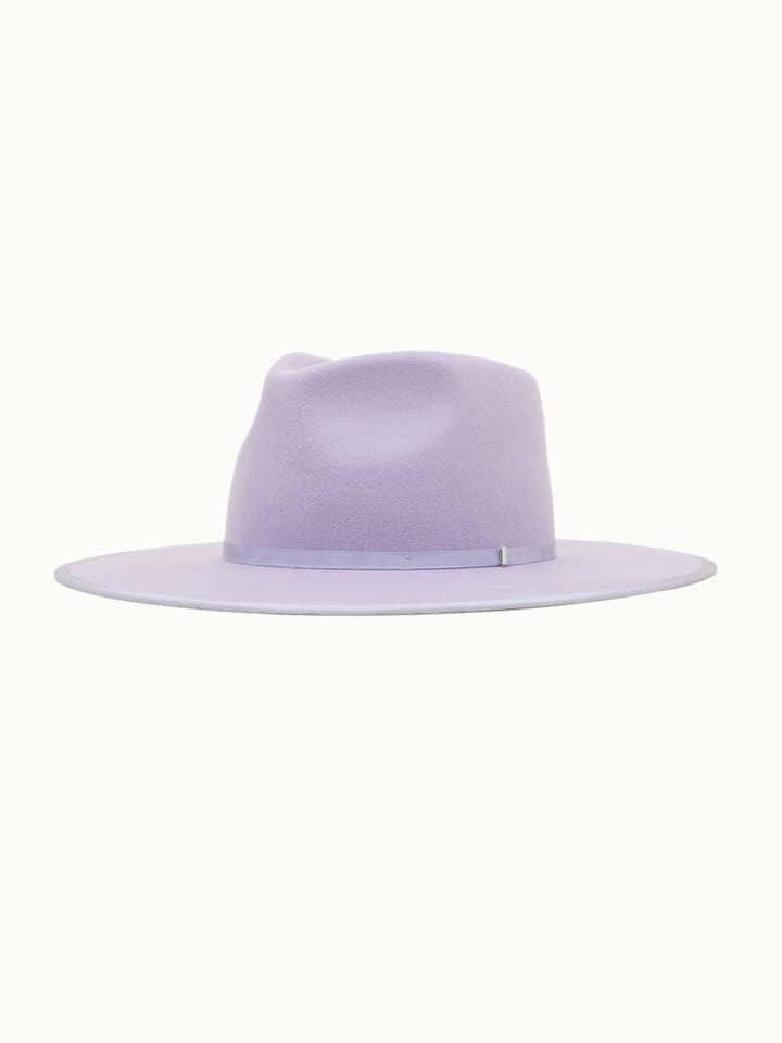 GABRIEL - Rancher Estruturado em Feltro 100% Lã, Forrado a Cetim, Glicínias por atacado de Olive & Pique