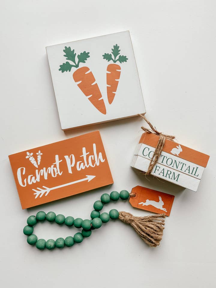 Carrot Patch - Easter Sign Bundle | DIY Kit for wholesale by Rustic Chalk Decor