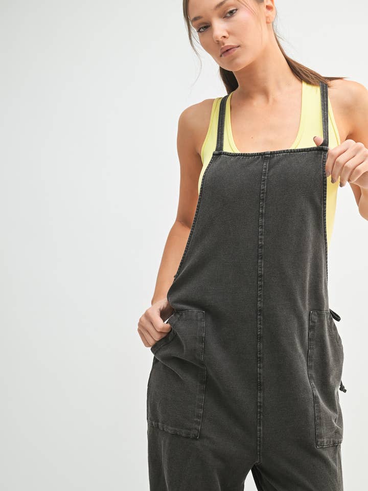 Mono B - Wholesale Overalls - Women's - Cinch & Slouch Cotton Overalls