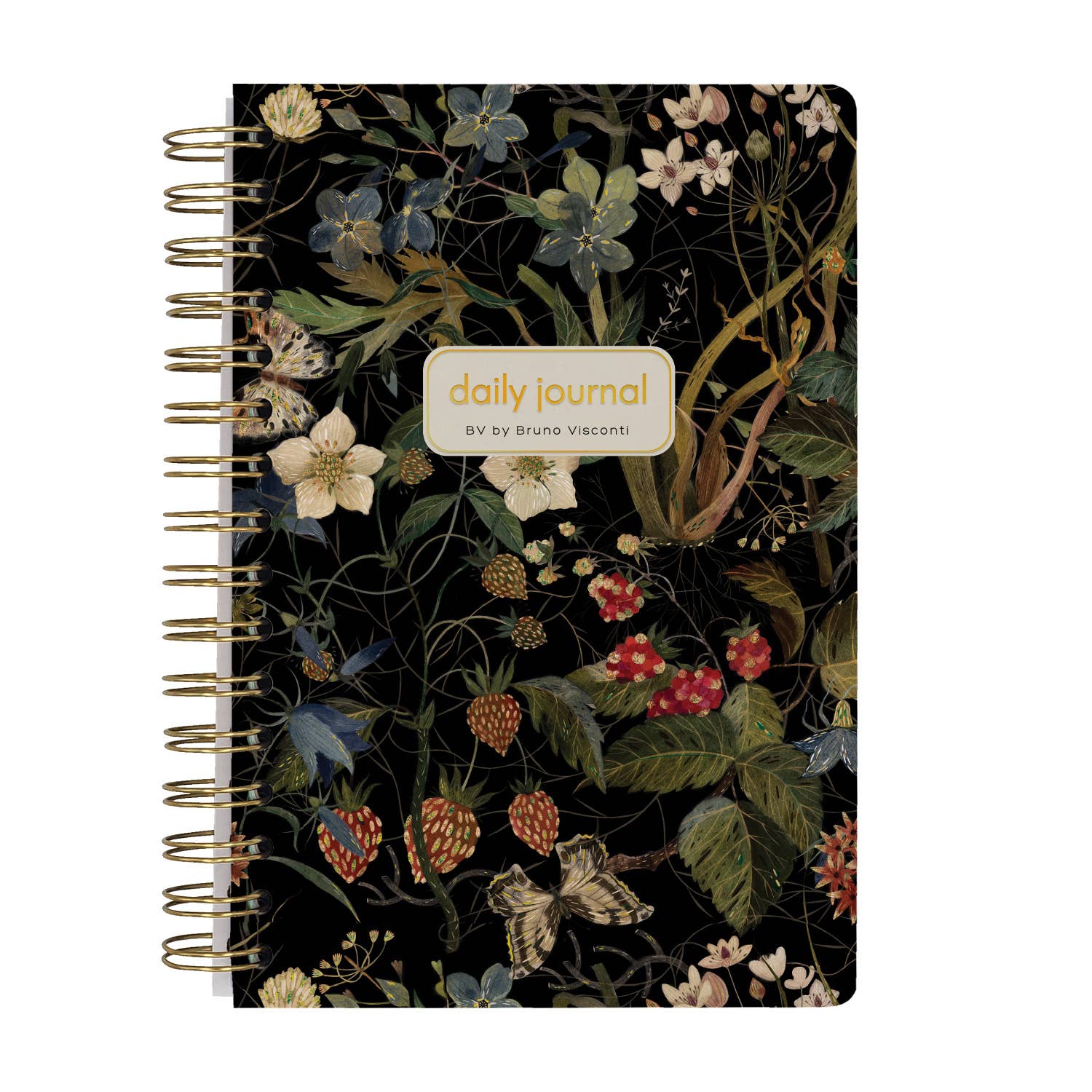 BV by Bruno Visconti - Wholesale Planner - A5 ArtPlanner Spiral Weekly Diary - Forest Flowers0