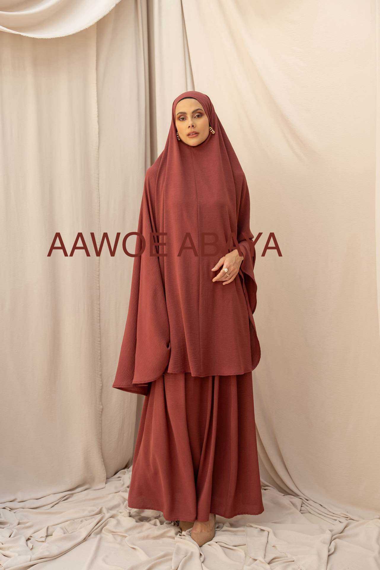 Aawoe Abaya - Wholesale Tops Set - Women's - Jilbab Janne Ready-to-Wear Elegant - 2801-SET9