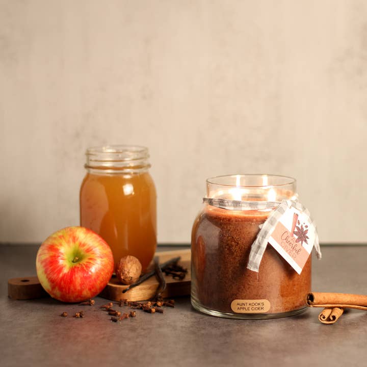 A Cheerful Giver - Wholesale Jar/Filled Candle - KOTL Papa Candle (34oz.) – Aunt Kook's Apple Cider3