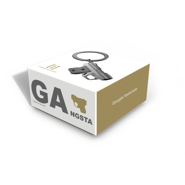 Anew International Corp. - Wholesale Keychain - Unisex - GANGSTA (PISTOL) KEYRING1