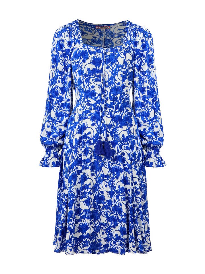 Blau Grecian Dreams Kurzes Kleid für den Großhandel auf Faire