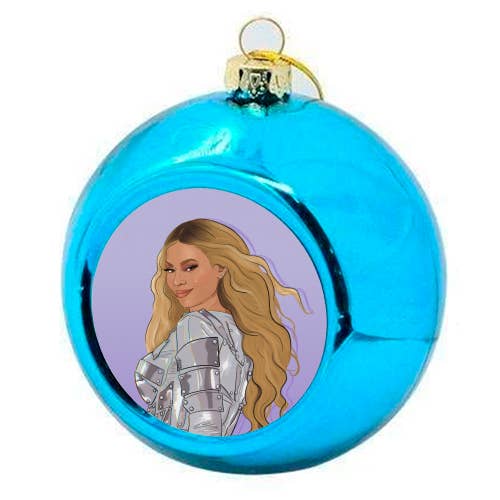 ART WOW - Wholesale Ornament - Christmas Baubles 'Renaissance Beyoncé'