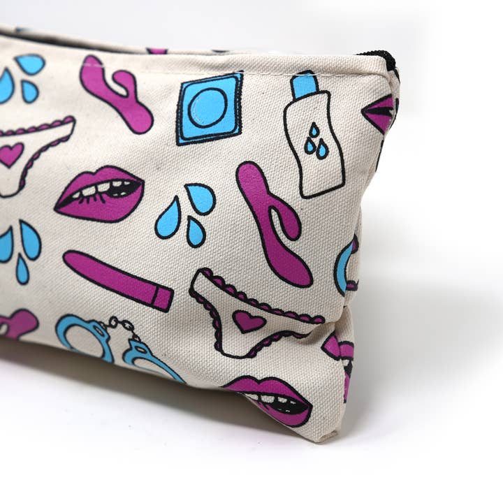 Unblushing - Wholesale Makeup/Cosmetic Bag - Sexy Kinky Bag - Sexy Gift - Sex Store Gift - Made in the US