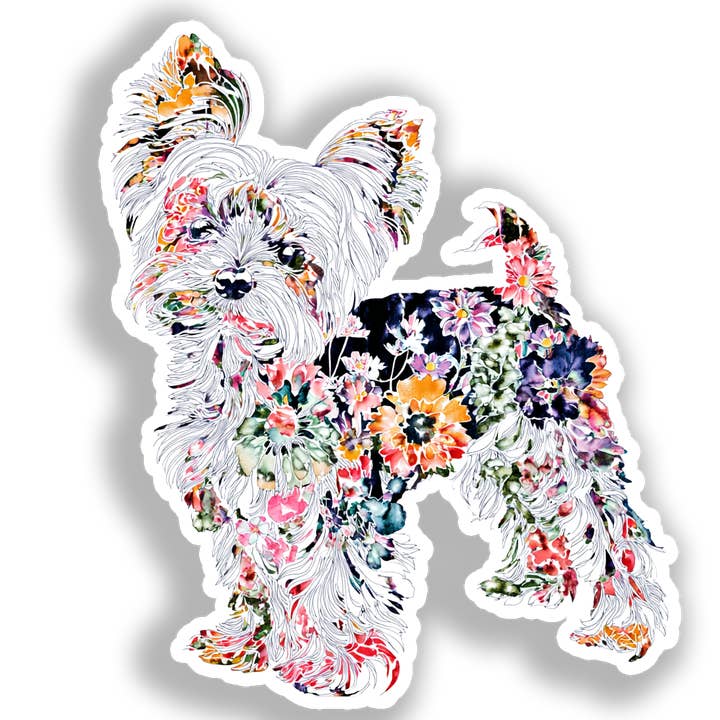 Yorkshire Terrier Hund Klistermærke # A017109 for engroshandel hos Yoonek Graphics