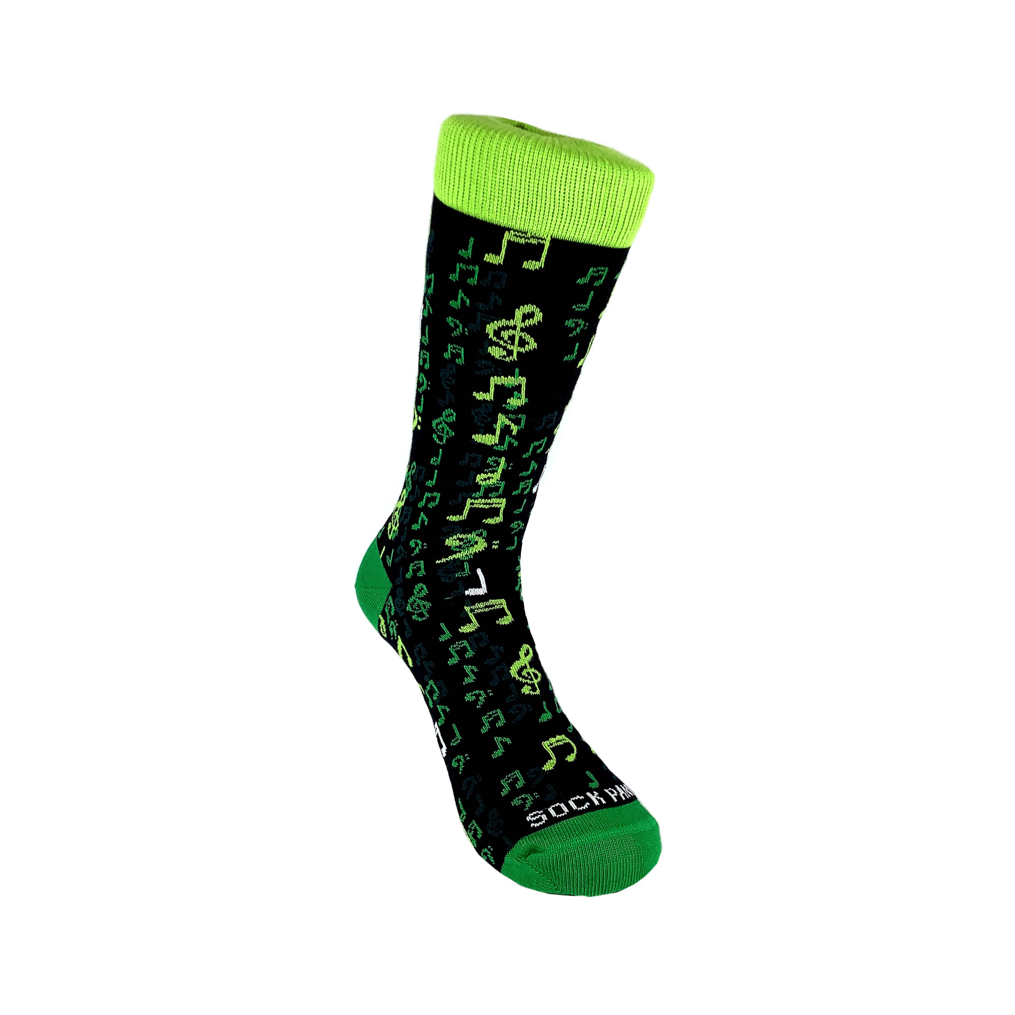 Sock Panda - Vendita all'ingrosso Calzini - Unisex - Calzini a matrice di note musicali di The Sock Panda (adulto S)2