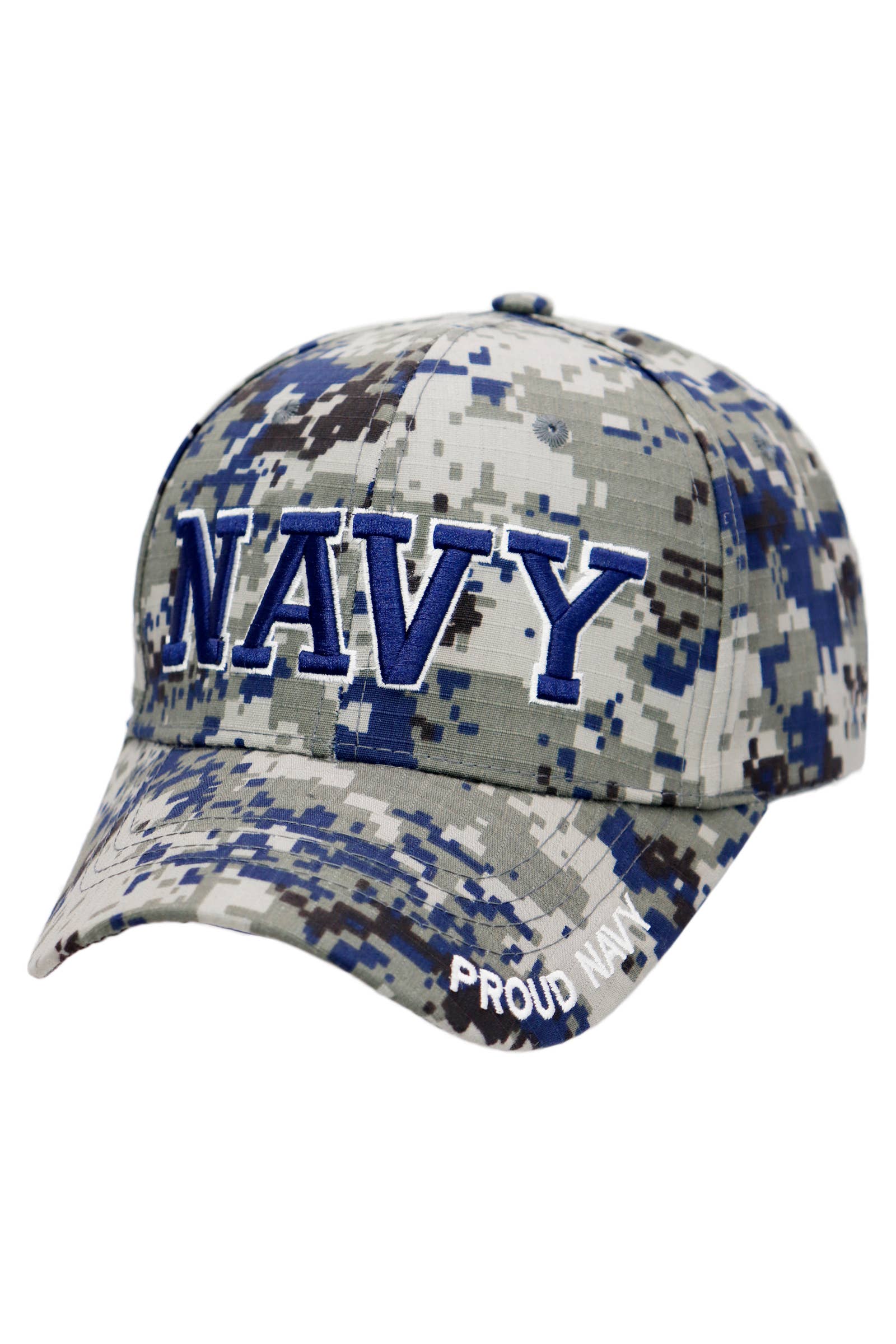 Cap Zone - Vendita all'ingrosso Cappellino da baseball - Unisex - Cappellino baseball mimetico digitale con logo dei rami militari USA10