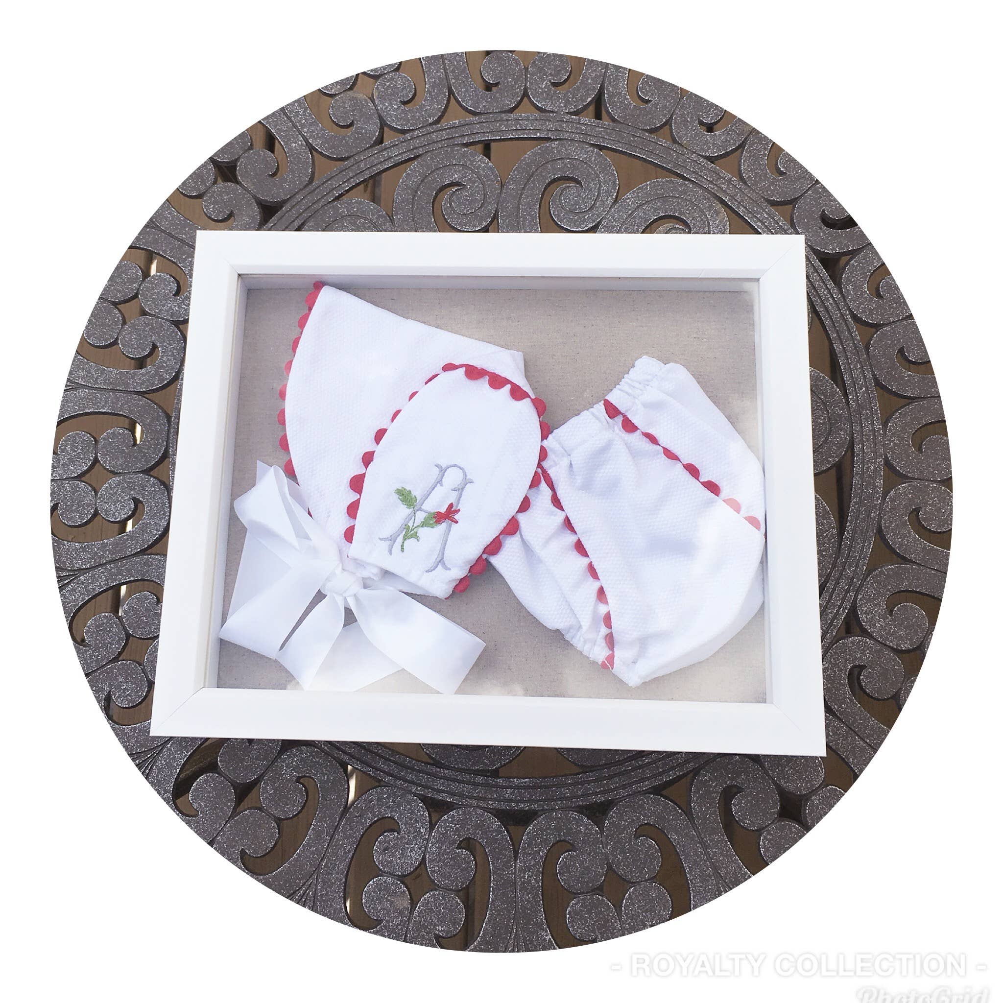 THE ROYALTY COLLECTION - Wholesale Hoes voor ondergoed/luier - Baby - Witte luierhoes van piqué van katoen4