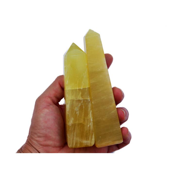 Kaia & Crystals – Großhandel Spiritueller Stein/Kristall – Zitronenkalzit Tower (150 g — 700 g)3