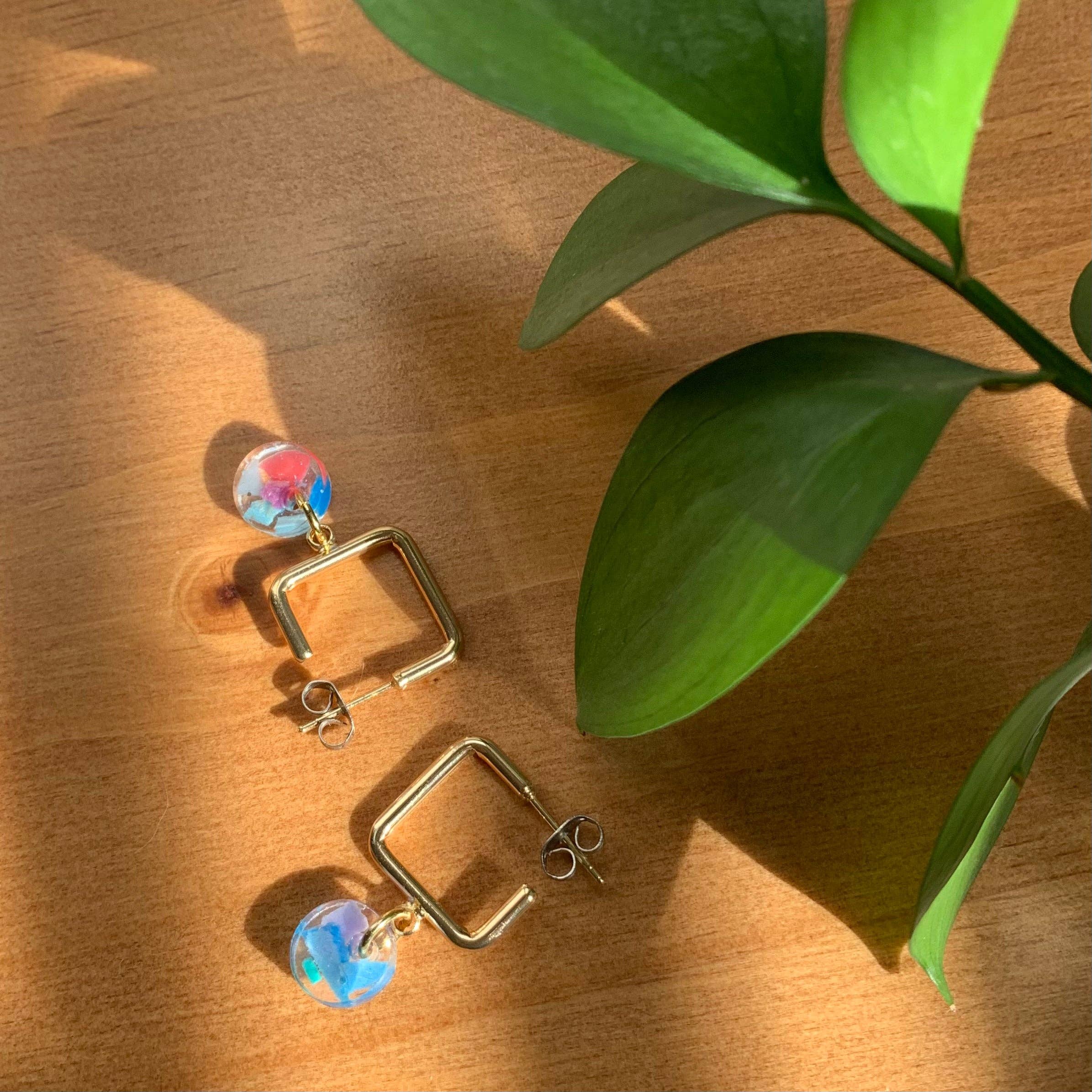 Ocean Plastics - Wholesale Dangle Earrings - Newport Earrings1