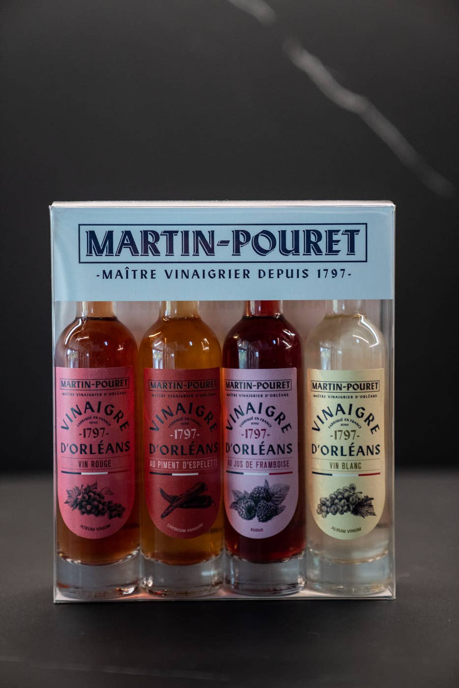 Martin-Pouret - Wholesale Vinegar - “Discovery 4 Vinegars 10cl” box1