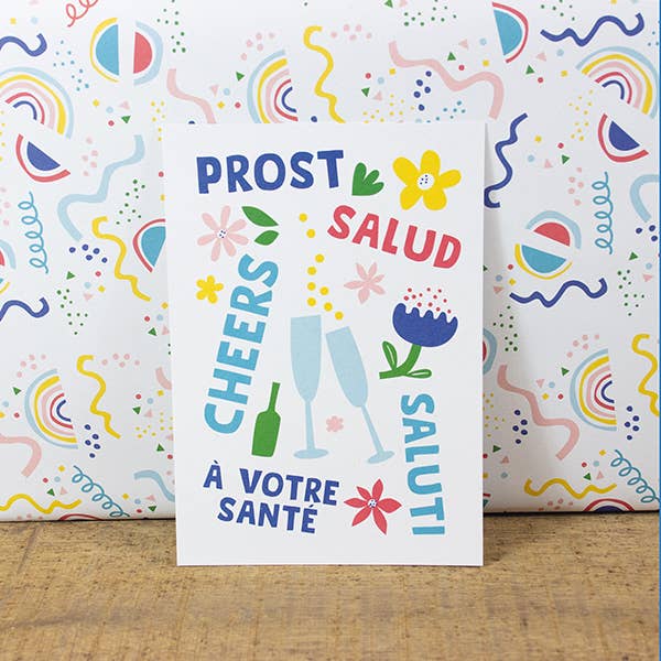 Bow & Hummingbird - Wholesale Flat Wrap - Gift wrap party4