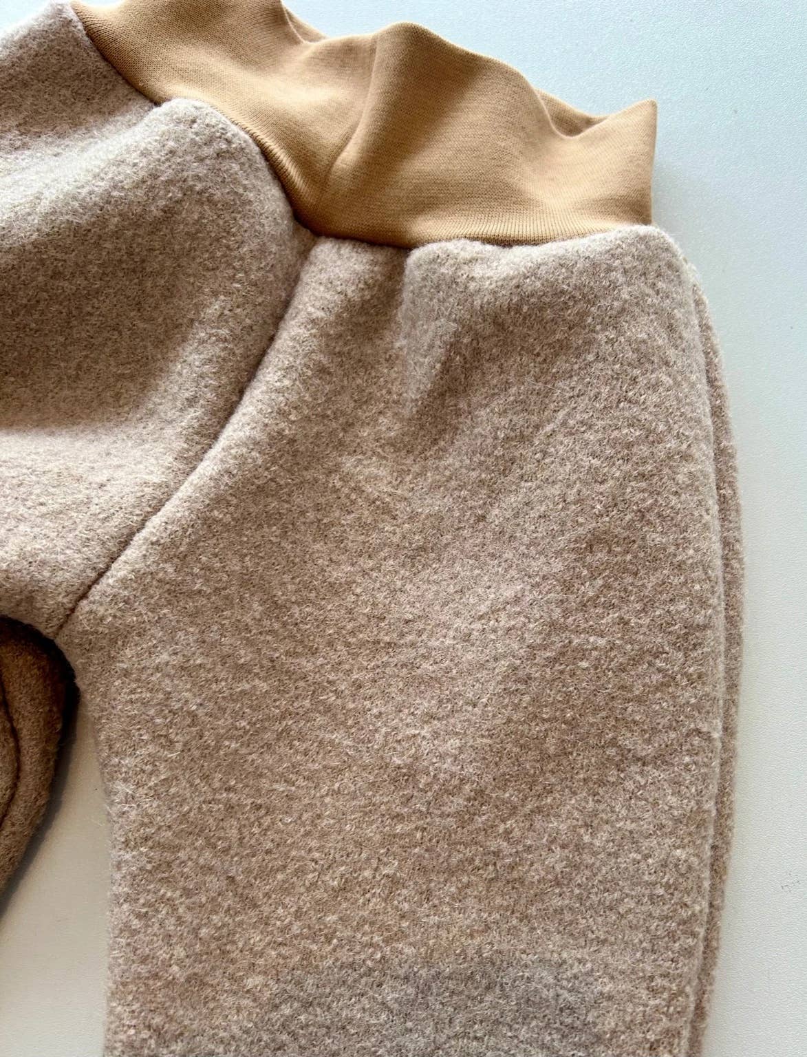 Küstenfieber® - Wholesale Pants - Kids - Growing wool walk pants for baby & child, camel beige2