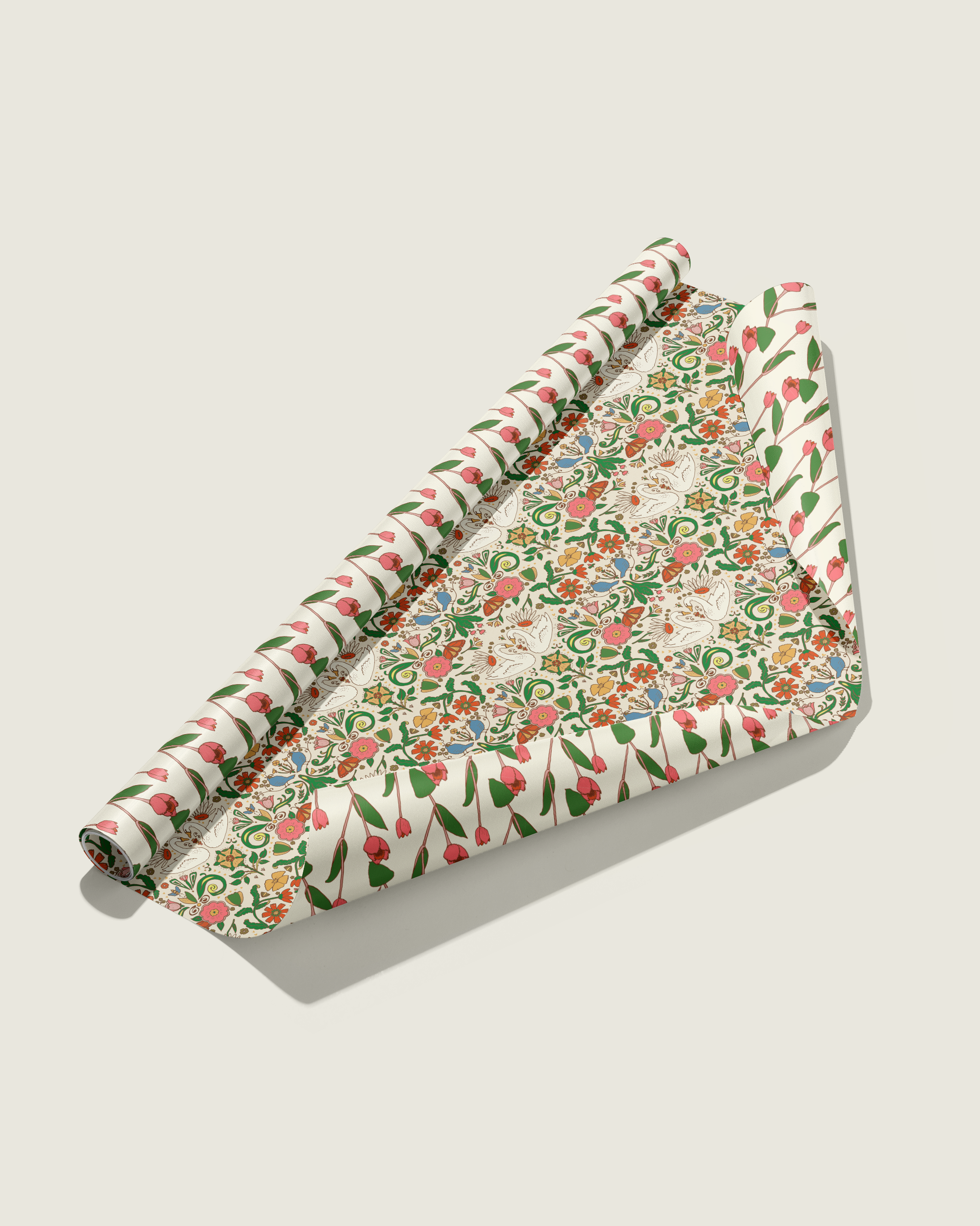 re:mused studio - Wholesale Flat Wrap - Cambrifornia Gift Wrap Sheet-Double Sided0