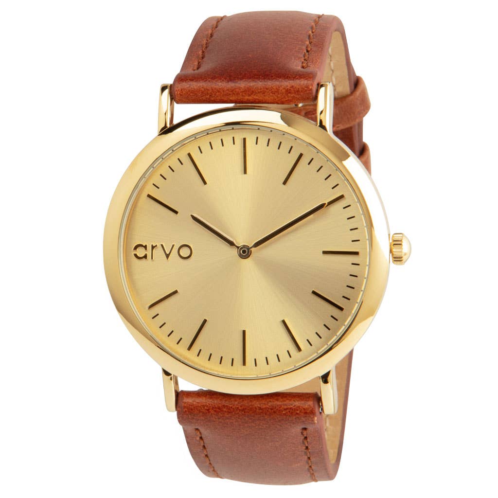 Arvo - Wholesale Wrist Watch - Unisex - Arvo Gold Time Sawyer Watch0