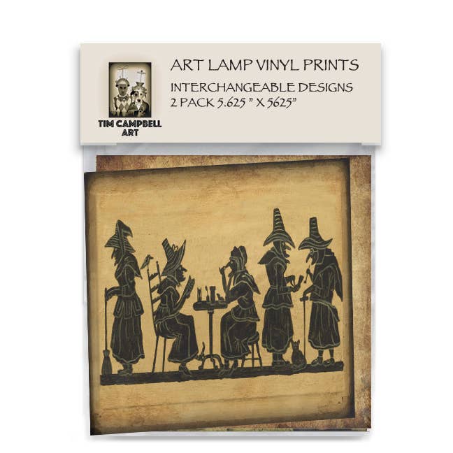 Decals-Static Cling Images for Glass Block Luminary Lamps for wholesale by Tim Campbell Art