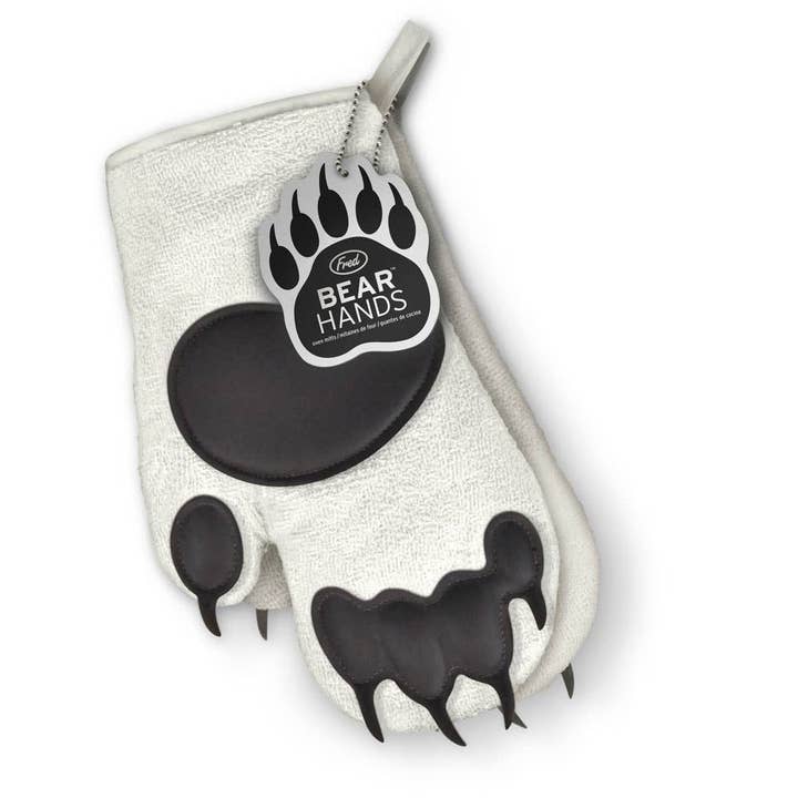 Fred & Friends - Wholesale Oven Mitt/Pot Holder - Bear Hands - Polar Oven Mitts