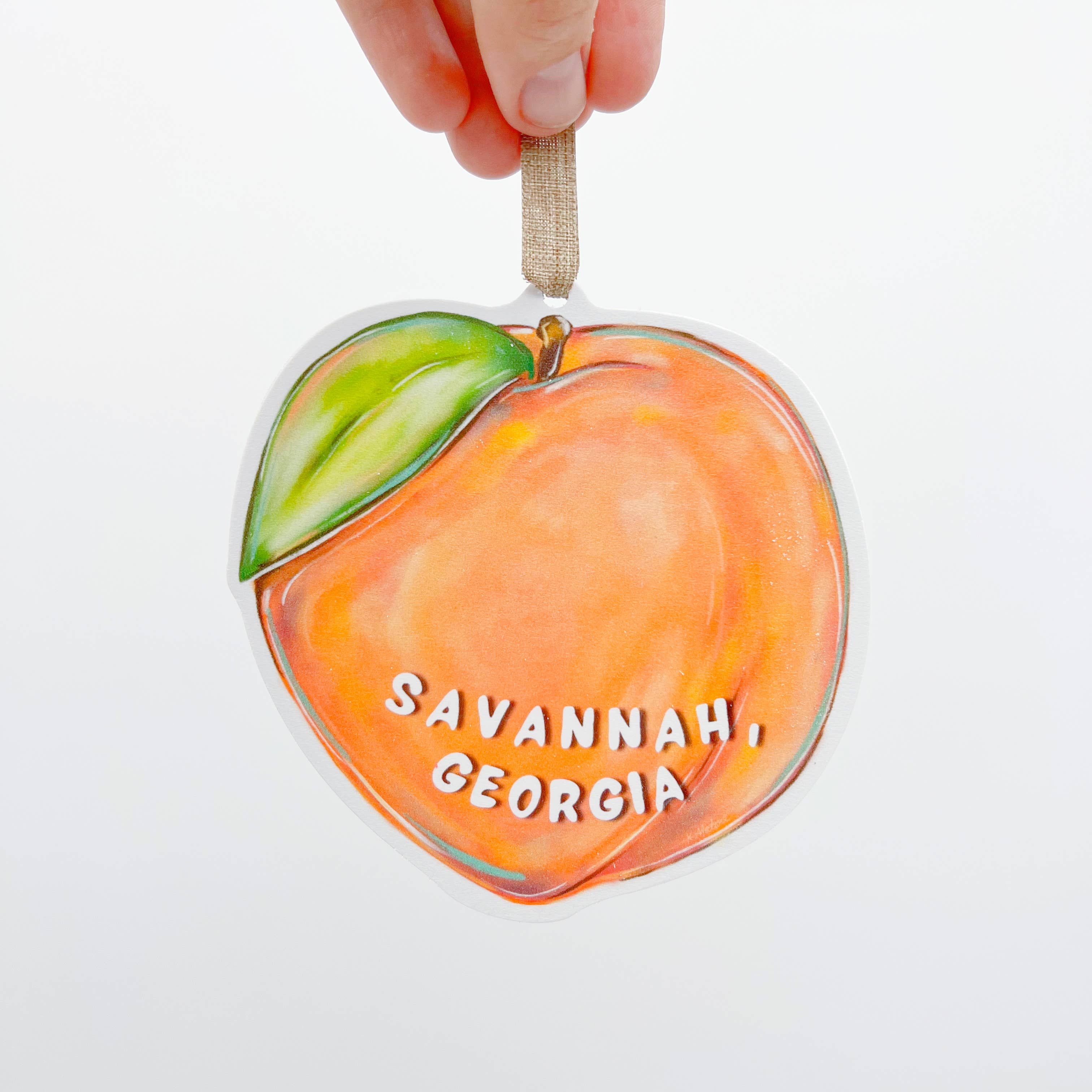 Home Malone – Engroshandel Pynt – Savannah Georgia Fersken Ornament