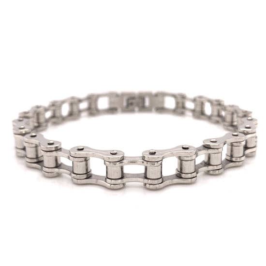 WJW - Wholesale Link & Chain Bracelet - Stainless Steel Bike Chain Bracelet3