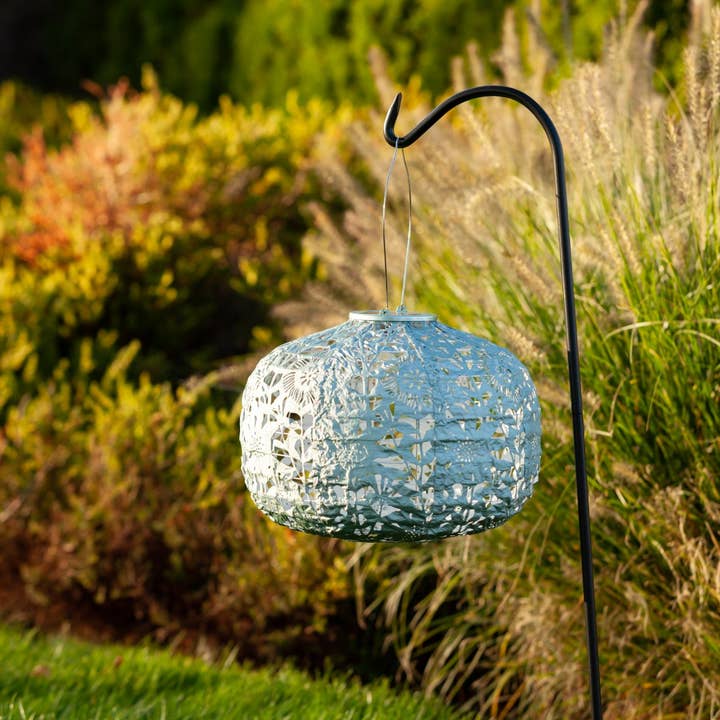 Allsop Home & Garden - Wholesale Outdoor/Lawn Light - Stella Square Sunflower 11" Solar Lantern - Sage18