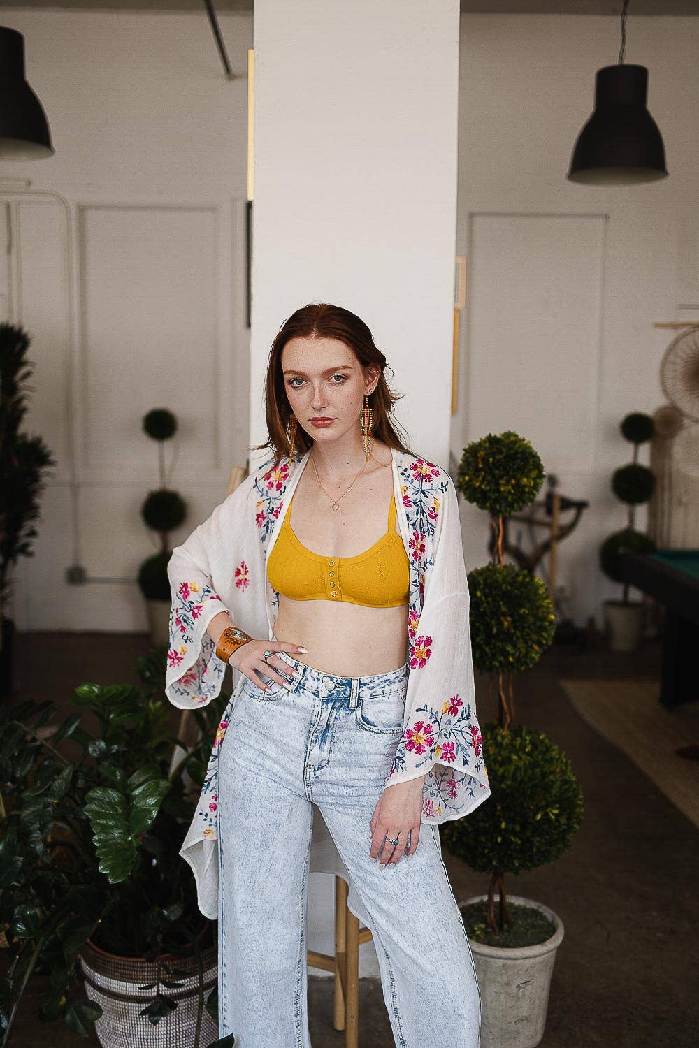 Leto Accessories – Kimono - Mulher por atacado – Quimono Anémona Bordado Feminino - Casual Chic Comfort11