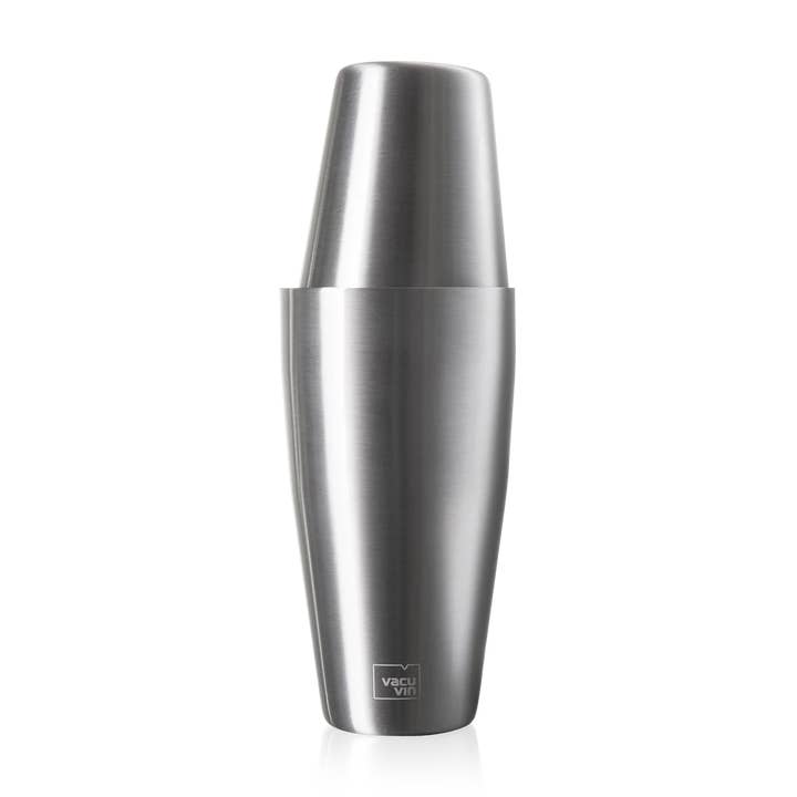 Cocktail Shaker Tin on Tin Boston Stainless Steel for wholesale by Vacu Vin