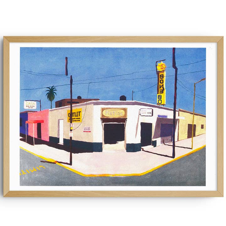 A3 poster - Nao Tatsumi - Del Fresno, Mexico for wholesale by KIBLIND Atelier