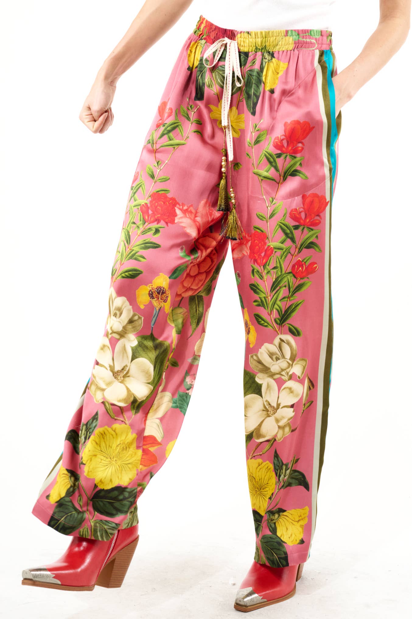 Dusty Rose Floral Mijn Valentijnsbroek voor groothandel op Faire2