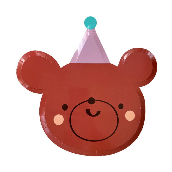 Jollity & Co. + Daydream Society – wholesale Engångsplatta – Little Celebrations Monkey Stora tallrikar0