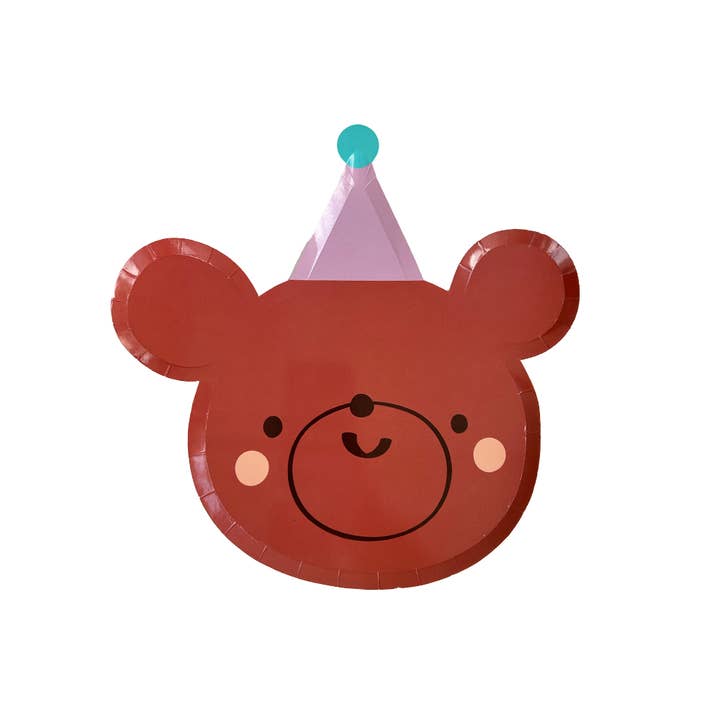 Jollity & Co. + Daydream Society - Wholesale Disposable Plate - Little Celebrations Monkey Large Plates