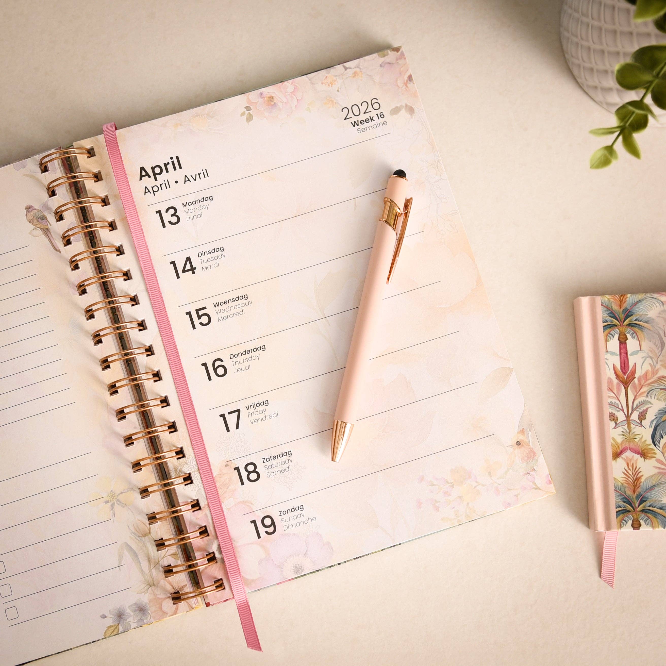 Melli Mello - Vente Agendas - Agenda du Bureau de la Prairie Menthe Infinie Mae 20263