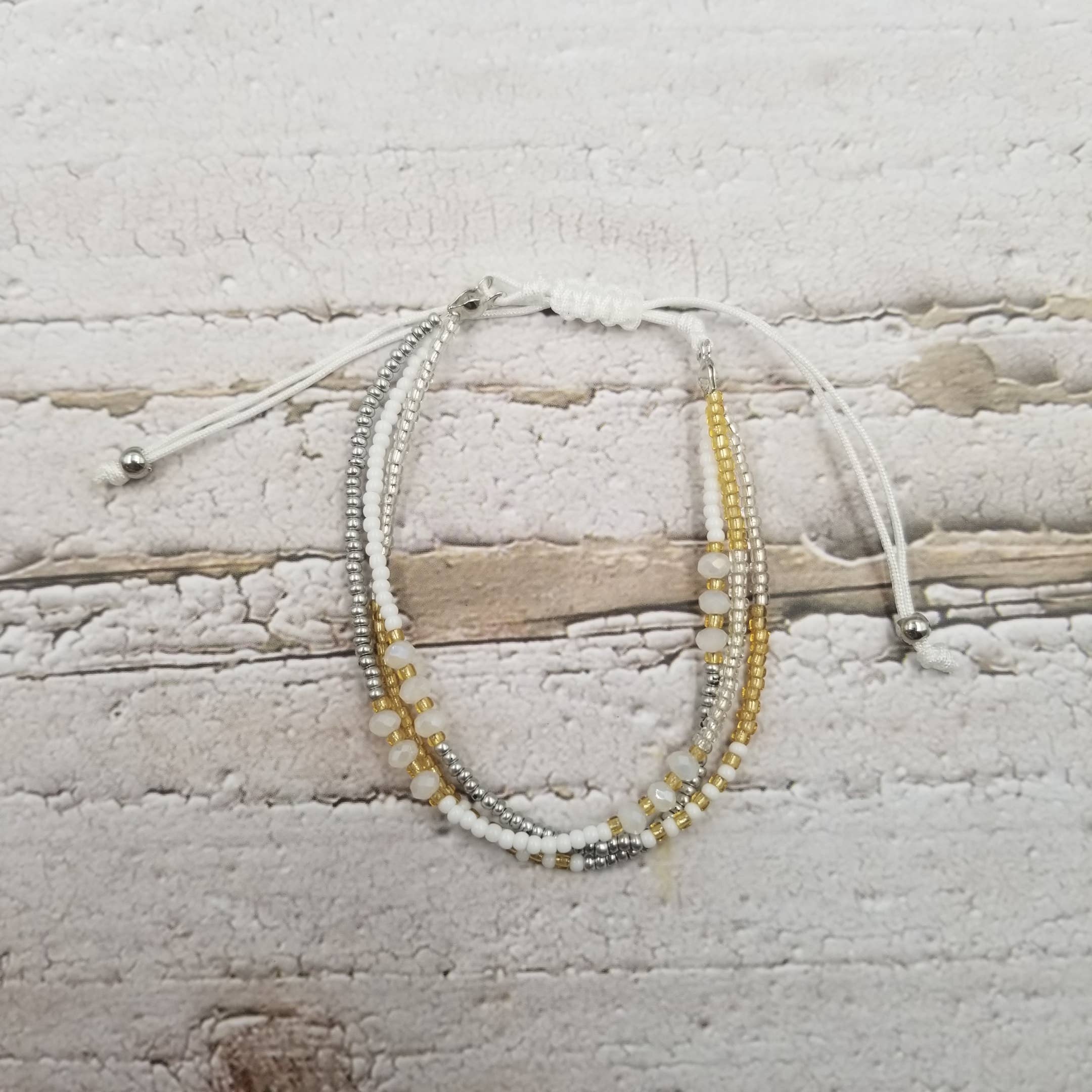 Treasure Wholesale - Wholesale Beaded Bracelet - Boho Layered Colorful Beads Bracelet3