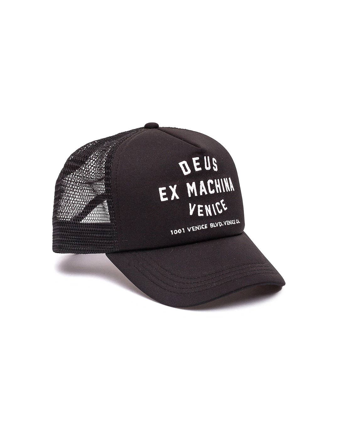 Venice Address Trucker - Black for wholesale on Faire