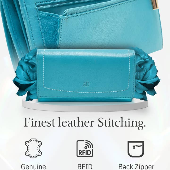 Access Denied Accessories - Wholesale Wallet - Women's - Accordion Clutch Wallet for Women Removable Checkbook Holder20