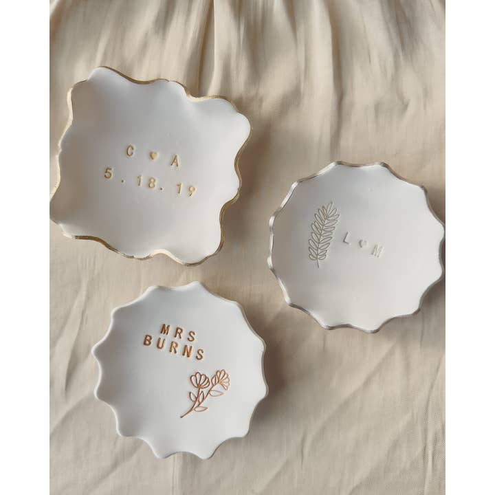 Clay & Fern Co. - Wholesale Jewelry Dish - Personalized Trinket Dish5