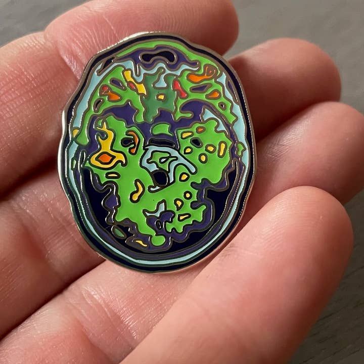 Neuro Blooms - Wholesale Lapel Pin/Button - Traumatic Brain Injury Enamel Pins