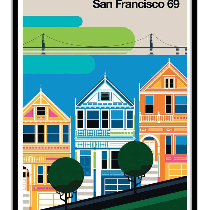 Wall Editions - Wholesale Poster - Art-Poster - San Francisco 69 - Bo Lundberg1
