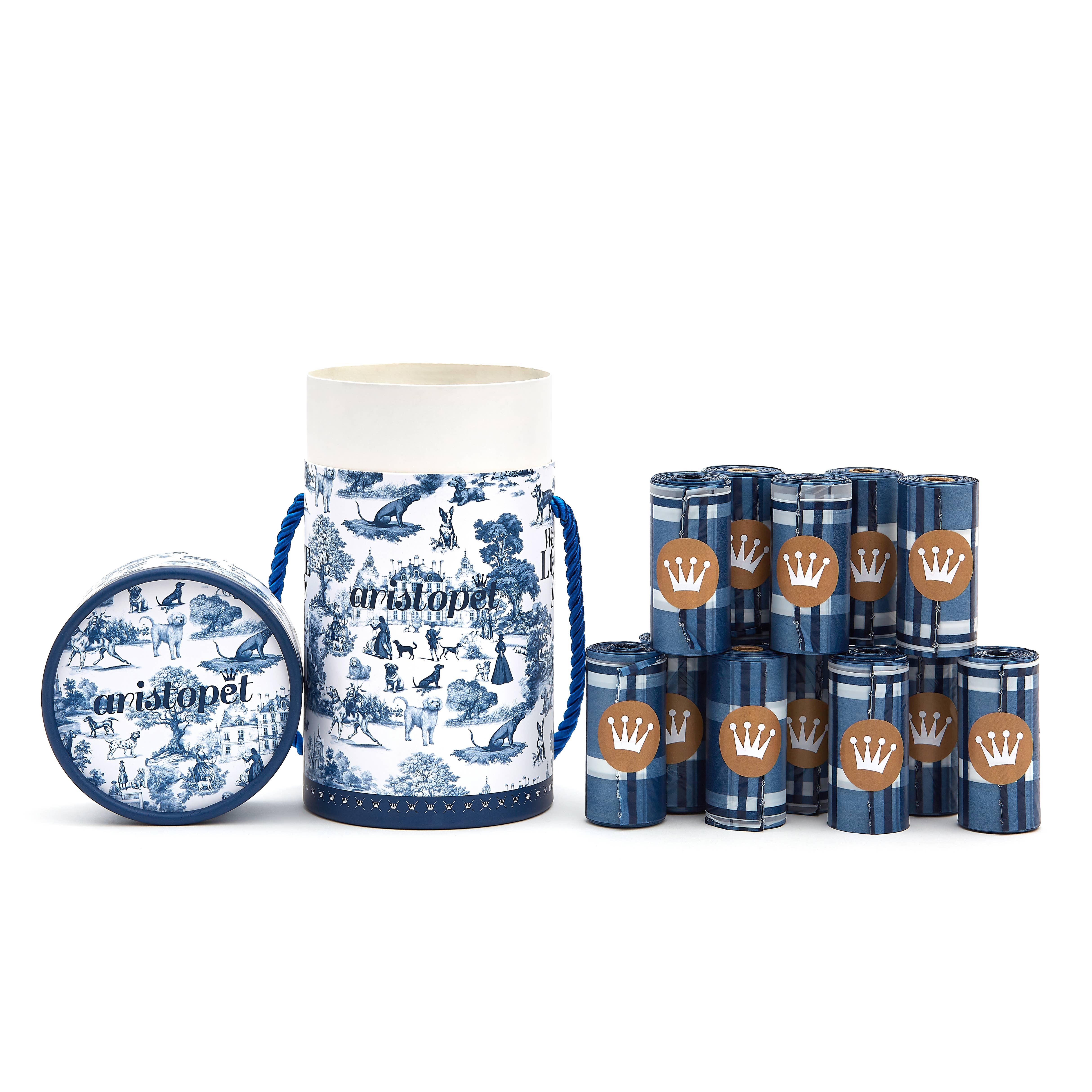 ARISTOPET - Wholesale Pet Poop Bag - COMPOSTABLE POOP BAG FOR DOG BLUE12