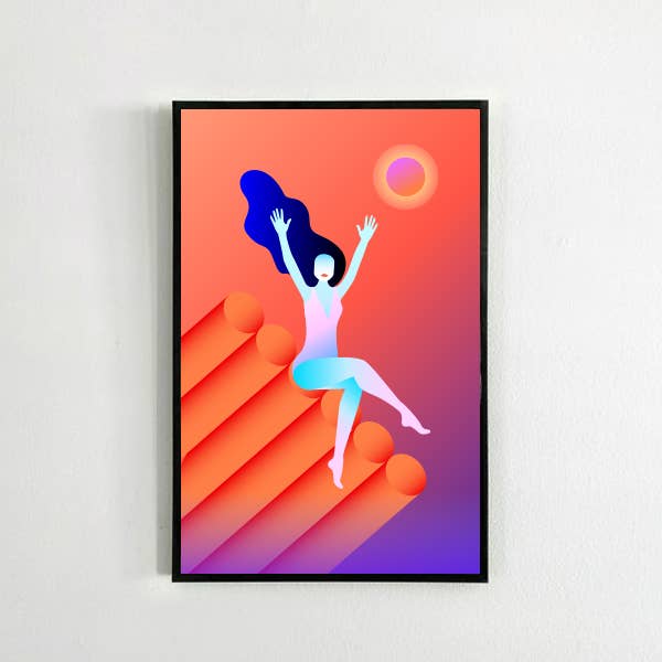 Six of Wands Print for wholesale by Mystic Mondays