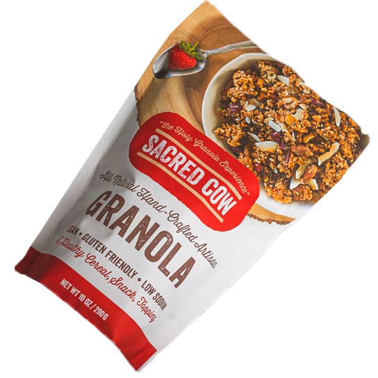 Sacred Cow Granola - Wholesale Granola - 12-Case TEN OZ Pouches Sacred Cow Granola0
