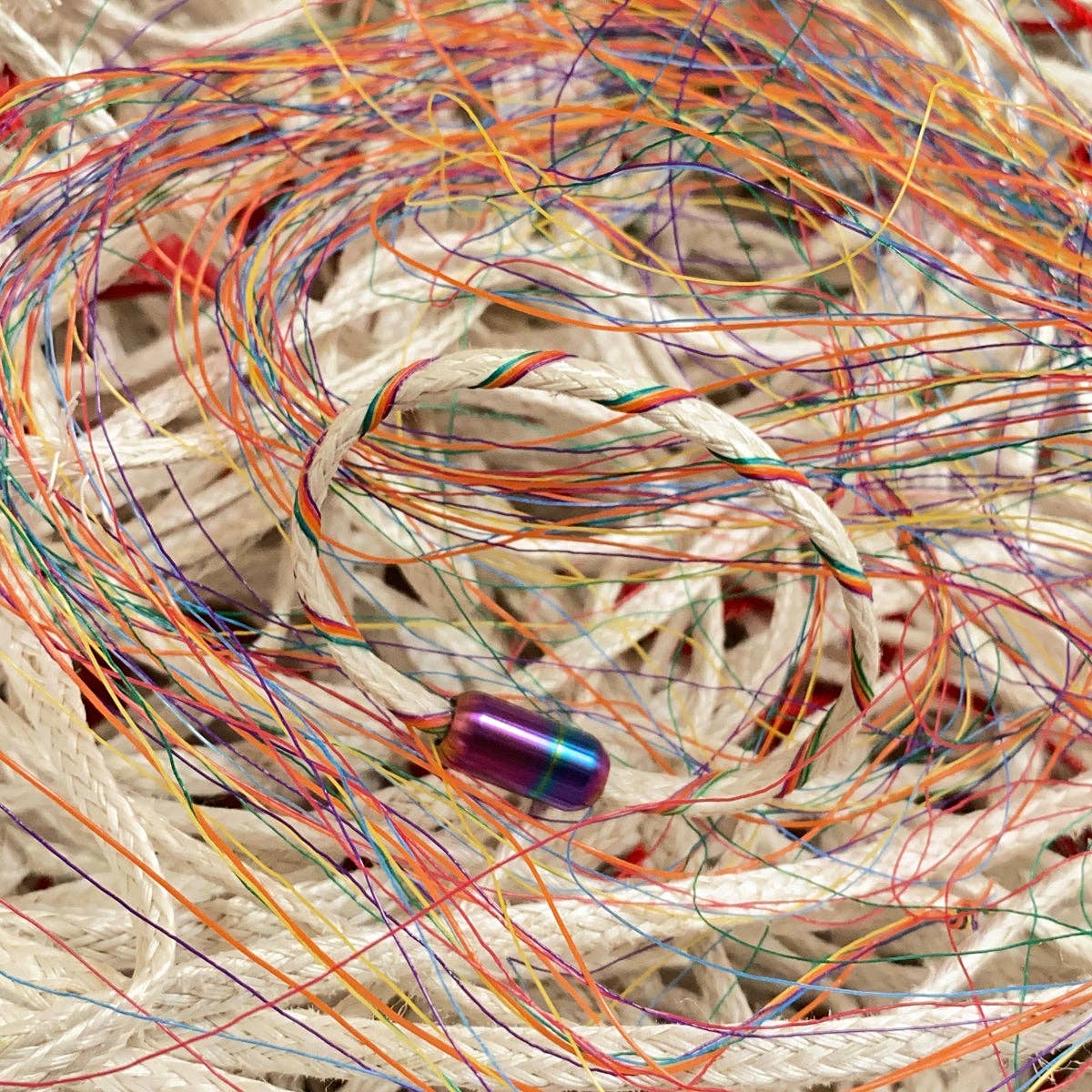 BRACENET - Wholesale Woven/Braided Bracelet - Rainbow Bay bracelet made from fishing net10