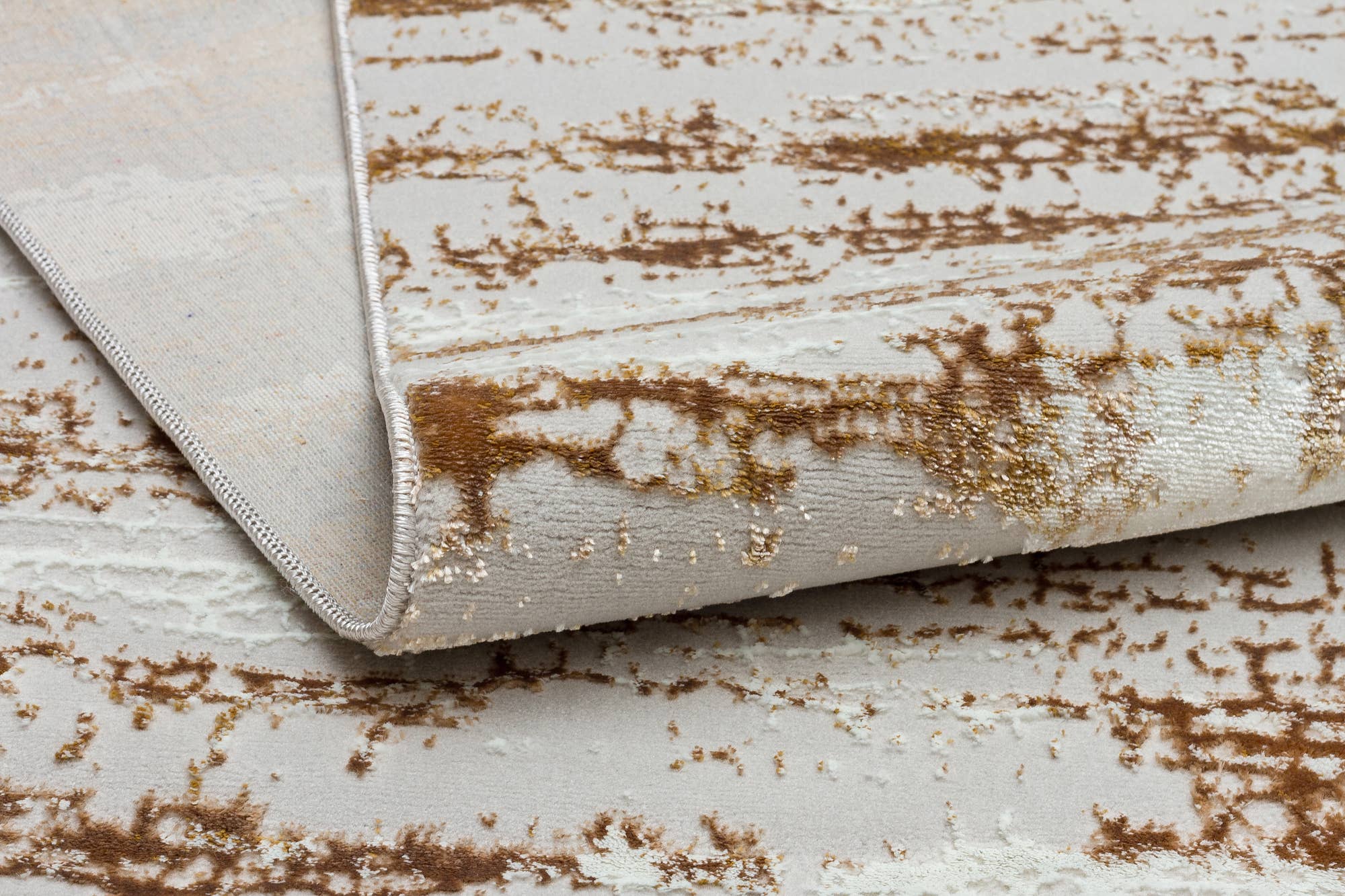 Amazing Rugs - Vente Tapis - Tapis lavable tissé à la peau chatoyante « MILANO HOME »10