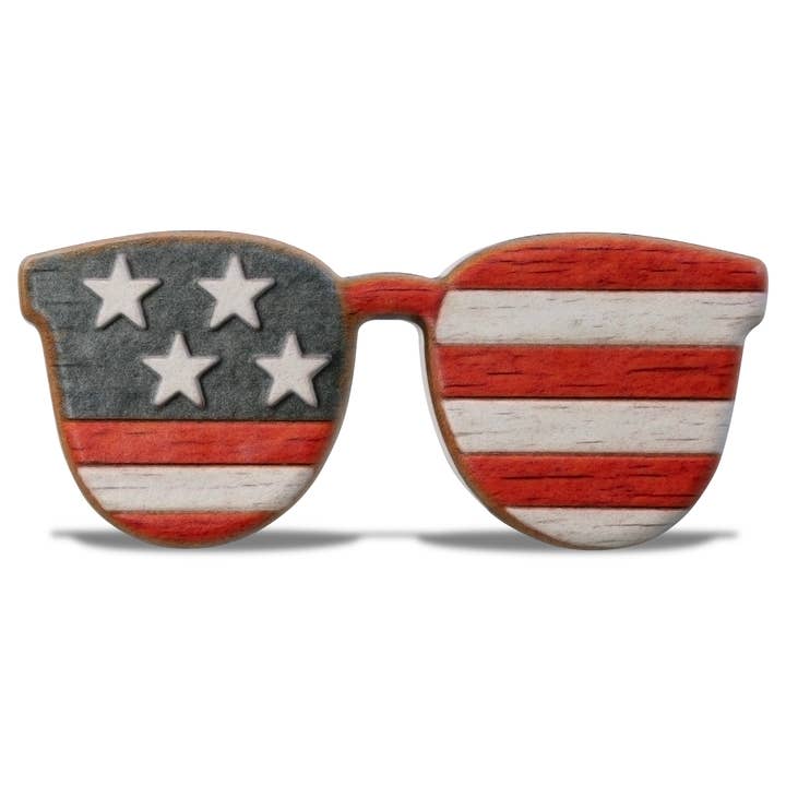Resin Magnets - Patriotic Sunglasses for wholesale by Cota Global