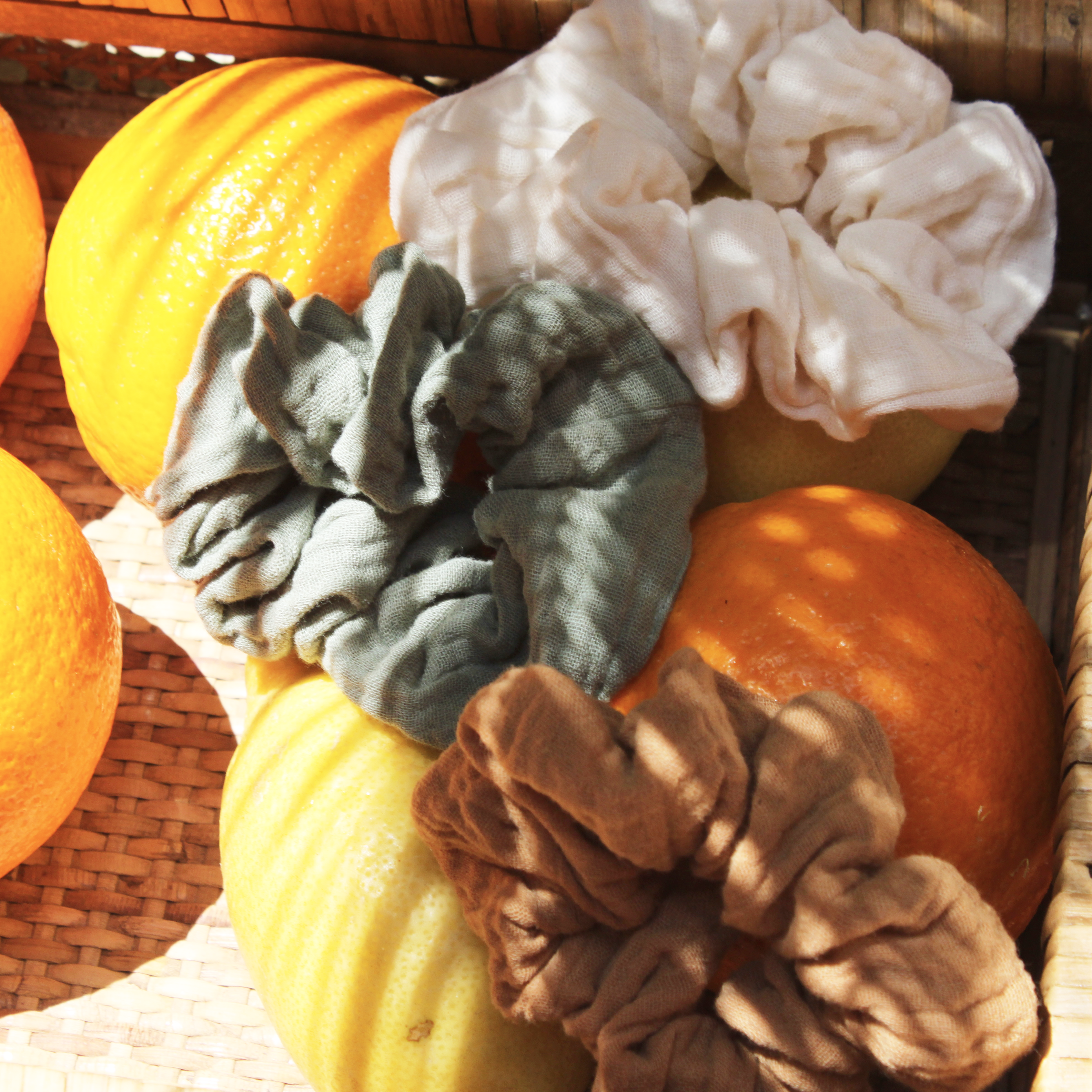 Pompons et Coquillages - Wholesale Scrunchie - Women's - Cotton gauze scrunchie7