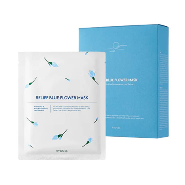 HYGGEE Máscara de Flores Azuis de Alívio 35ml x 10un por atacado de K Moitves