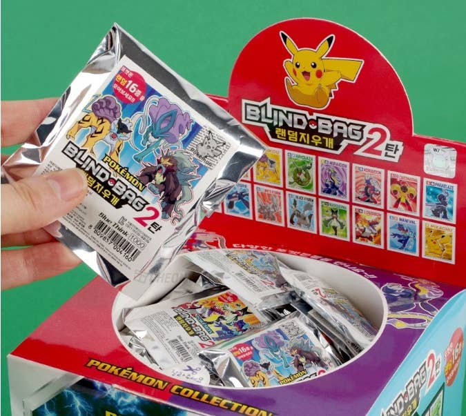 K-Wonderland - Wholesale Gum - Pokémon Blind Bag Gum Serie 2 Willekeurige Doos0