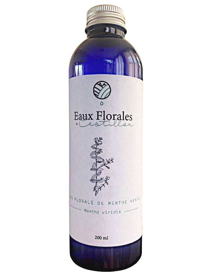 Bio-Kräuterminzblütenwasser - 200 ml für den Großhandel von Eaux Florales de Castillou